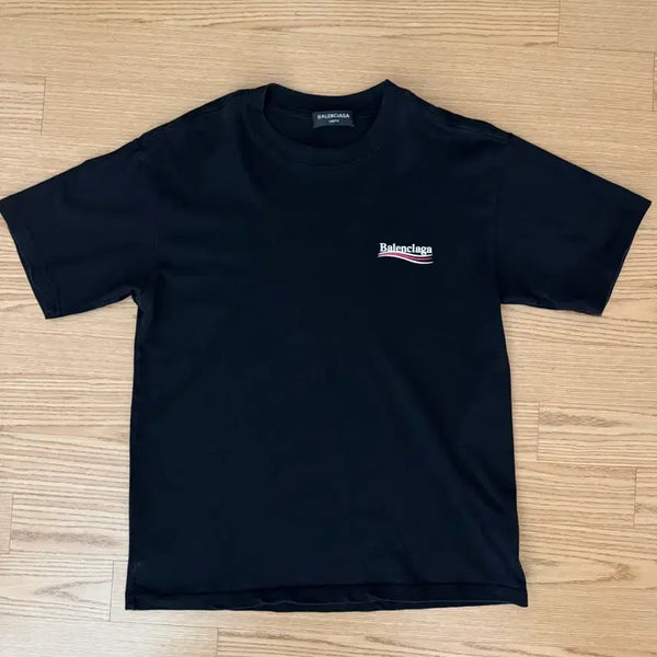[BUNJANG] Balenciaga Logo T-Shirt Black / 발렌시아가 반팔