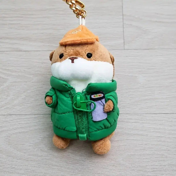 [BUNJANG] UsouSoo (Otter) Padded Keyring / (새상품)우소우소짱 패딩 키링(수달)