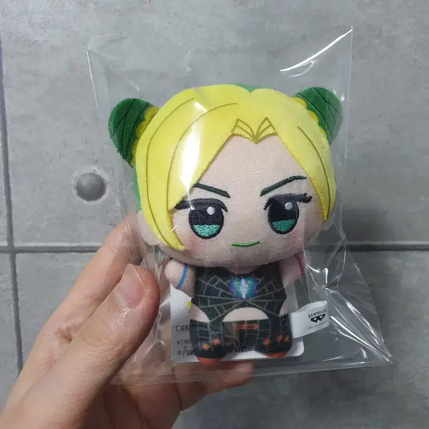 [BUNJANG] Banpresto Jojo's Bizarre Adventure Kujo Jolyne Chibi Gurumi Plush Mascot Keychain / 반프레스토 죠죠의 기묘한모험 쿠죠 죠린 치비구루미 봉제인형 마스코트 키링