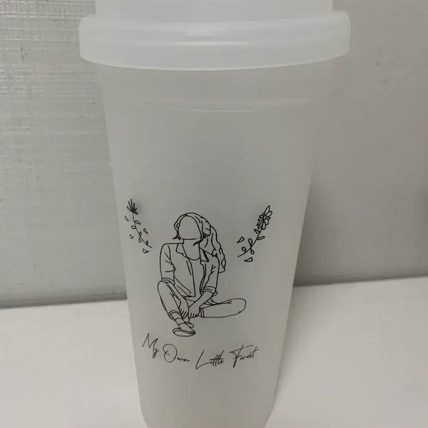 [BUNJANG] Kim Tae-ri Little Forest Tumbler with Straw Set / 김태리 리틀포레스트 텀블러 스트로우 세트