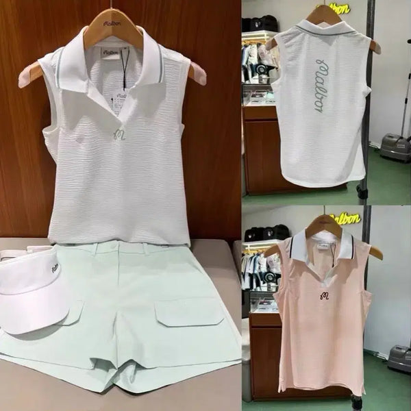 [BUNJANG] Malbon Golf Women's Sleeveless Top / 말본골프웨어 여성민소매