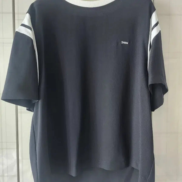 [BUNJANG] System Color-Block T-Shirt / (새상품)한섬시스템 배색 티셔츠