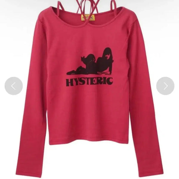 [BUNJANG] Hysteric Glamour Strap Long Sleeve / 히스테릭글래머 스트랩 롱슬리브
