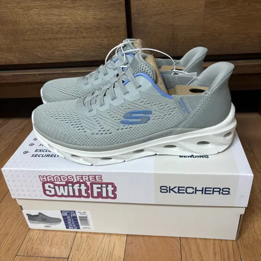 [BUNJANG] Skechers Swift Fit Women's Sneakers Grey / 스케쳐스 스위프트핏 여성 운동화 그레이