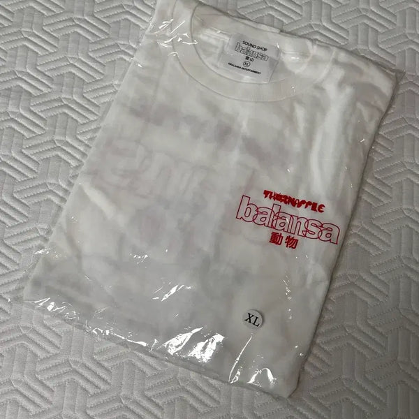 [BUNJANG] Soobin Apple Animal Balance T-Shirt XL / 쏜애플 동물 발란사 티셔츠