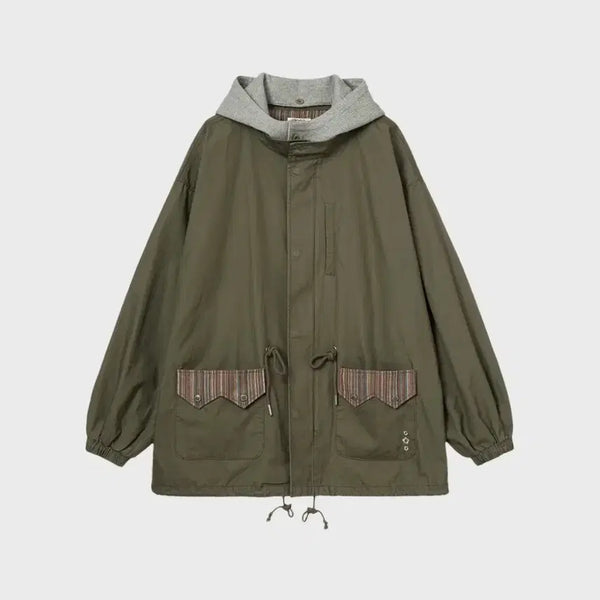[BUNJANG] AAEI YSANG Hooded Jacket / 에이이에이이 야상 후드 자켓