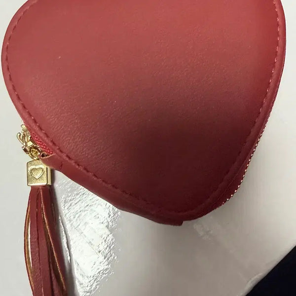 [BUNJANG] Red Heart Coin Purse / 레드 하트 동전지갑
