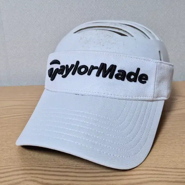 [BUNJANG] TaylorMade Golf Sun Cap White Free Size 56-59cm / 테일러메이드 골프 썬캡 화이트 프리 56-59cm 가능