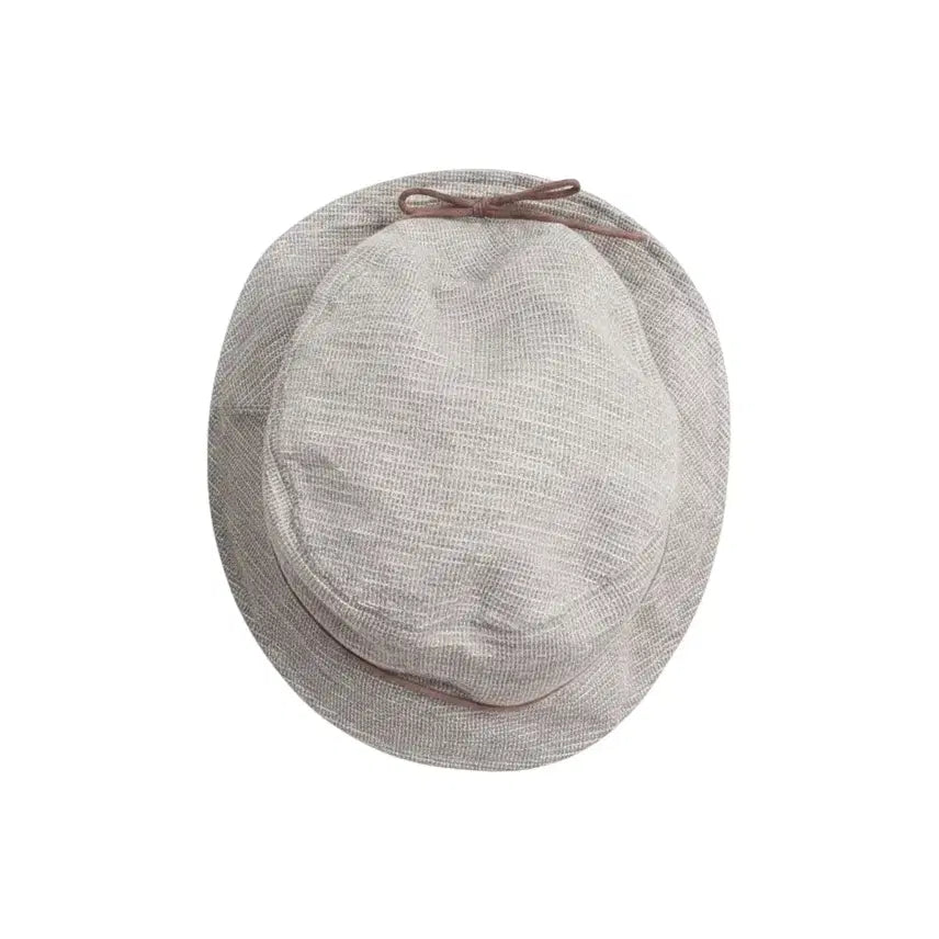 [BUNJANG] Alpha Cubic Wool Blend Ribbon Bucket Hat / 59cm/ 알파큐빅 마 혼방 리본 버킷햇