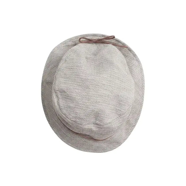 [BUNJANG] Alpha Cubic Wool Blend Ribbon Bucket Hat / 59cm/ 알파큐빅 마 혼방 리본 버킷햇