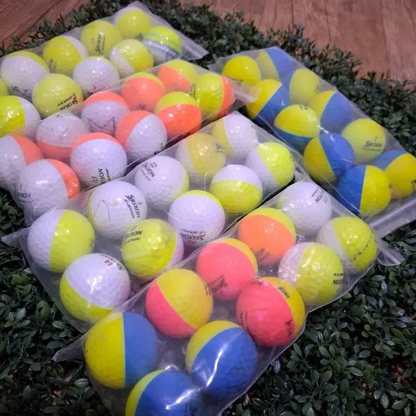 [BUNJANG] Srixon Mix Half/Half Golf Balls (100 pcs) / 지스타 큐스타 혼합 스릭슨 반반공 로스트볼 100알