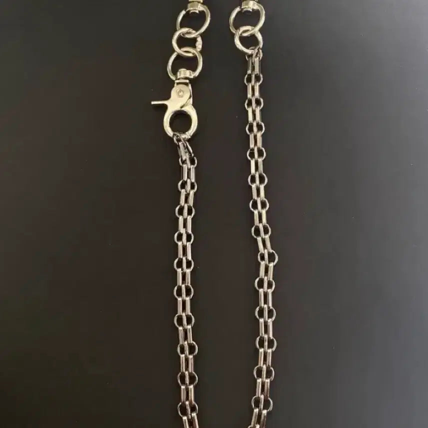 [BUNJANG] Double Carabiner Chain Pants Chain / 더블 카라비너 팬츠 체인