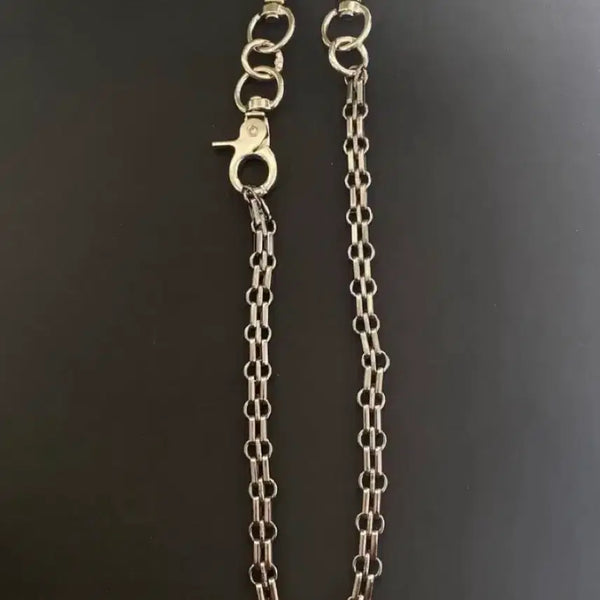 [BUNJANG] Double Carabiner Chain Pants Chain / 더블 카라비너 팬츠 체인