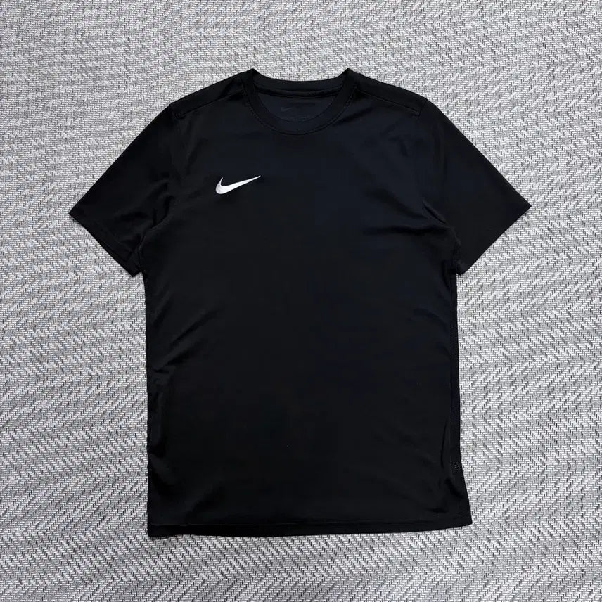 [BUNJANG] Nike Swoosh Embroidered Dri-FIT Jersey T-Shirt Black / (M)나이키 저지반팔티 블랙