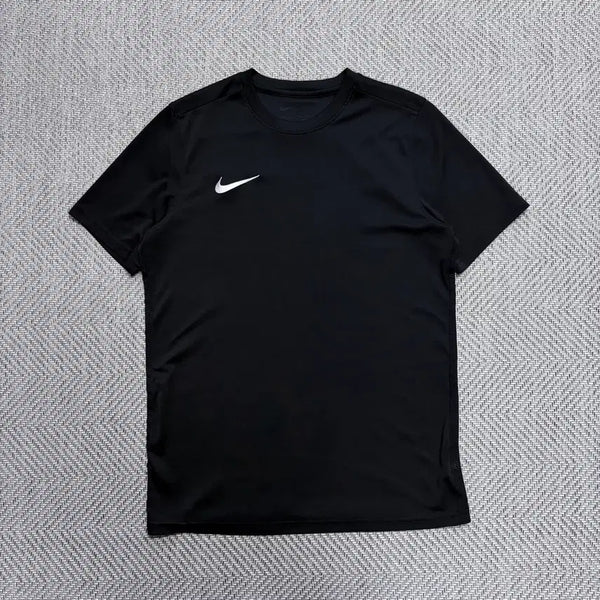[BUNJANG] Nike Swoosh Embroidered Dri-FIT Jersey T-Shirt Black / (M)나이키 저지반팔티 블랙
