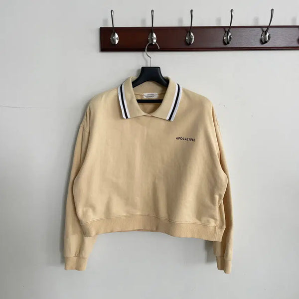 [BUNJANG] Studio Tomboy 22SS Cropped Collar Sweatshirt / 스튜디오 톰보이 22ss 크롭 카라 맨투맨