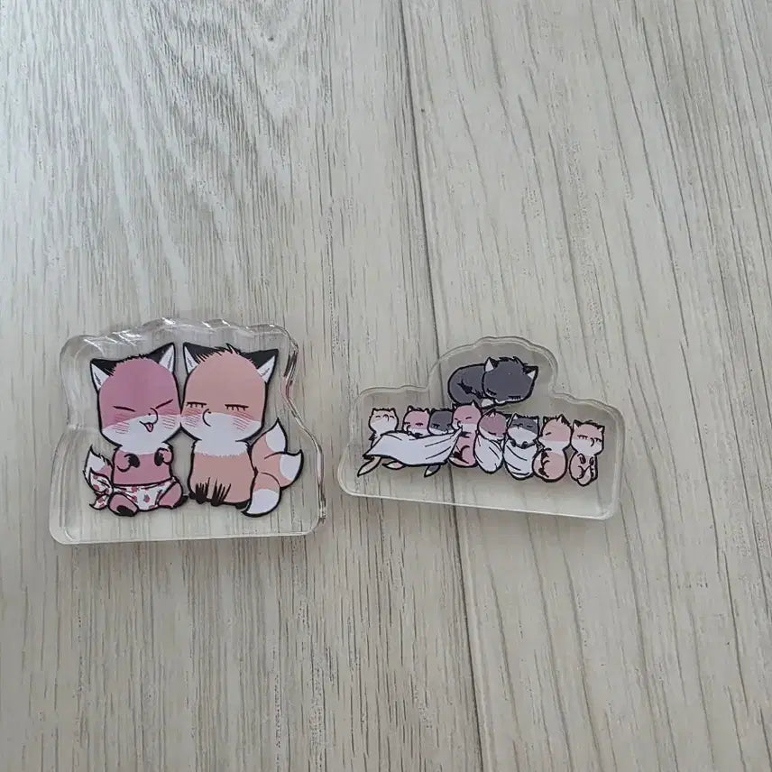 [BUNJANG] Slam Dunk Taegang Baekho Runa Fox Story Acrylic Korotto Set 1 / (요번달만판매-원가이하양도)슬램덩크 태웅백호 루하나 여우이야기 아크릴 코롯토 세트1