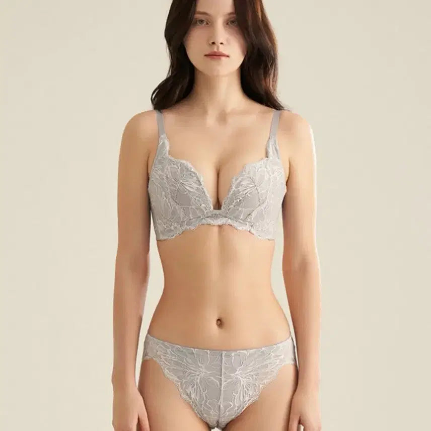[BUNJANG] Exabra Anibra Bra Silver Grey 75D / 택o 새상품 엑사브라 애니브라 실버그레이 75D