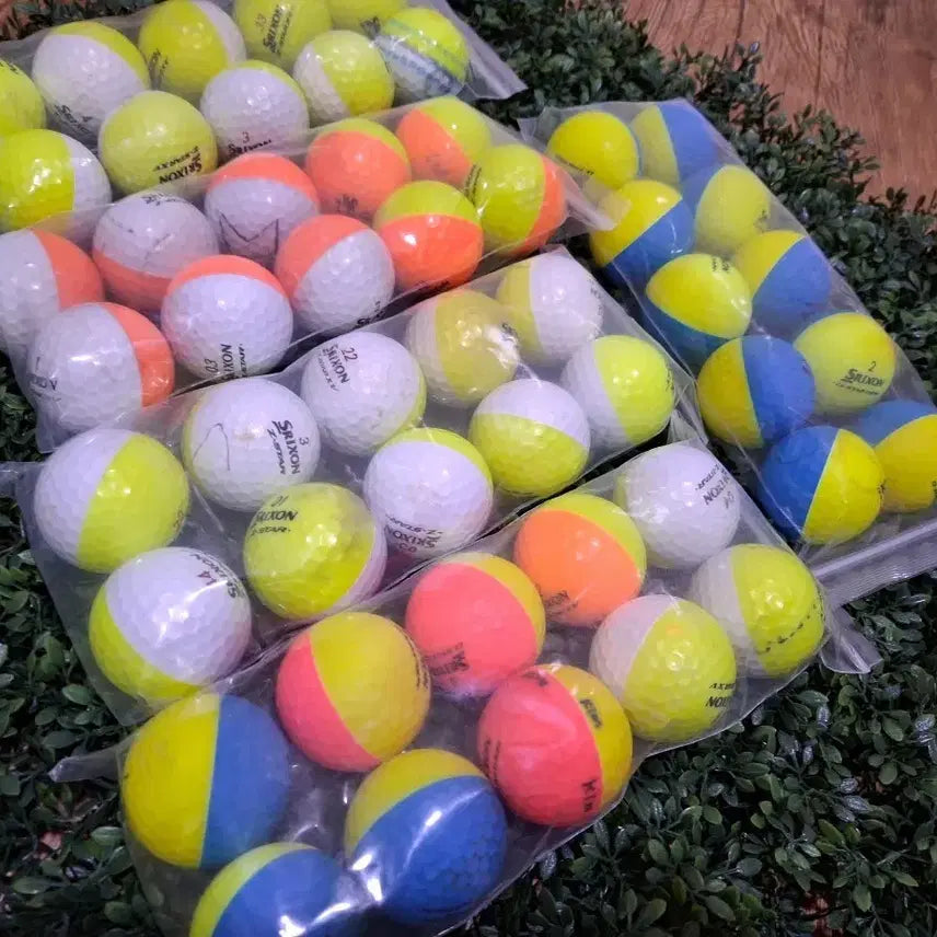[BUNJANG] Srixon Half-Half Golf Balls (100 pcs) - Z-Star, Q-Star, Lost Ball Mix / 스릭슨 반반공 지스타 큐스타 로스트볼 100알 /