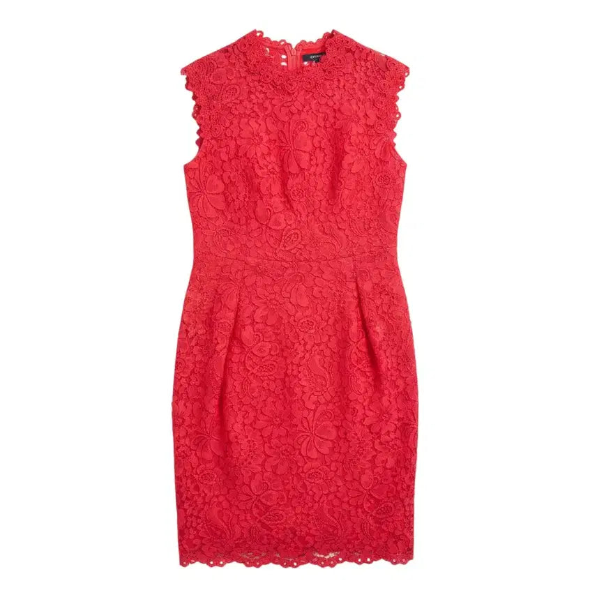 [BUNJANG] Women's Lace Sleeveless Dress / 여성55/ 아이잗 레이스 럭셔리 민소매원피스