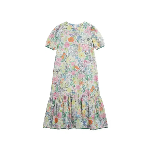 [BUNJANG] Milstudio Floral Short Sleeve Dress / 여성F/ 밀스튜디오 플로럴 반팔원피스
