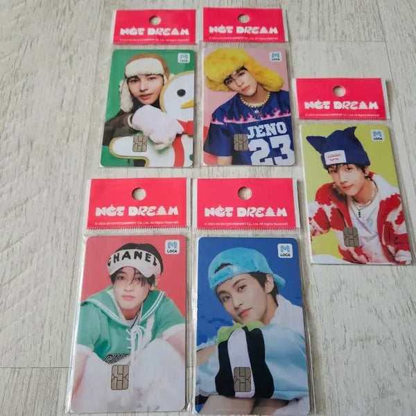 [BUNJANG] NCT Dream Bundle Set 6 Traffic Cards / NCT 드림 교통카드5장 일괄