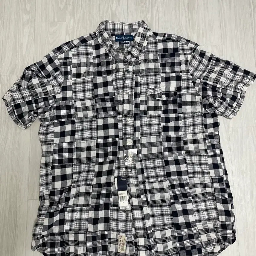 [BUNJANG] Polo Ralph Lauren Patchwork Shirt XL / 폴로 랄프로렌 패치워크 셔츠 새상품 XL