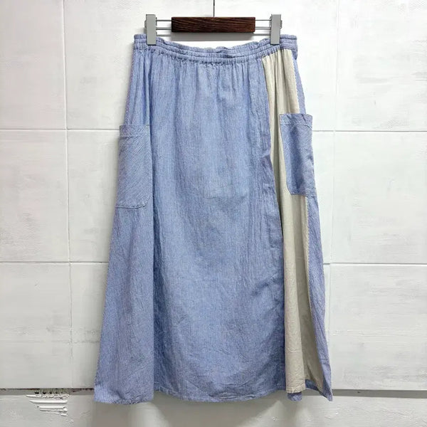 [BUNJANG] Northern Truck Striped Mori Girl Long Skirt / northern truck 스트라이프 모리걸 롱 스커트 M