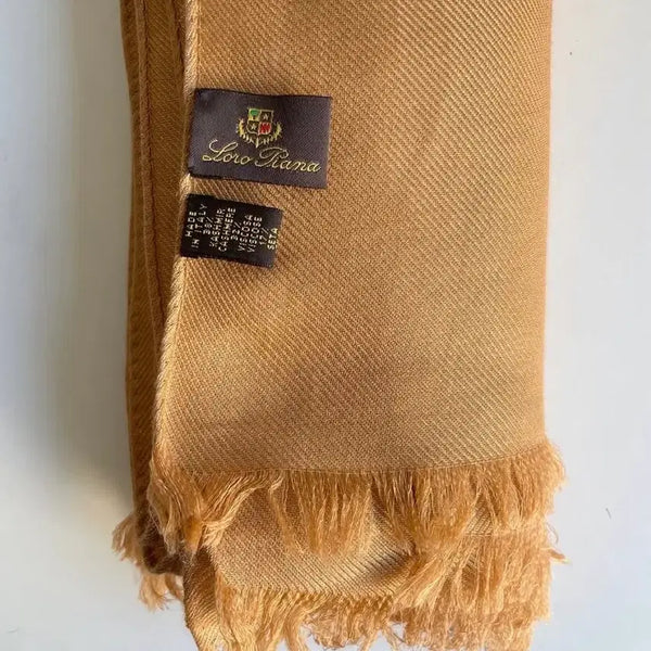 [BUNJANG] Loro Piana Cashmere Scarf Brown / 로로피아나 캐시미어 머플러 브라운