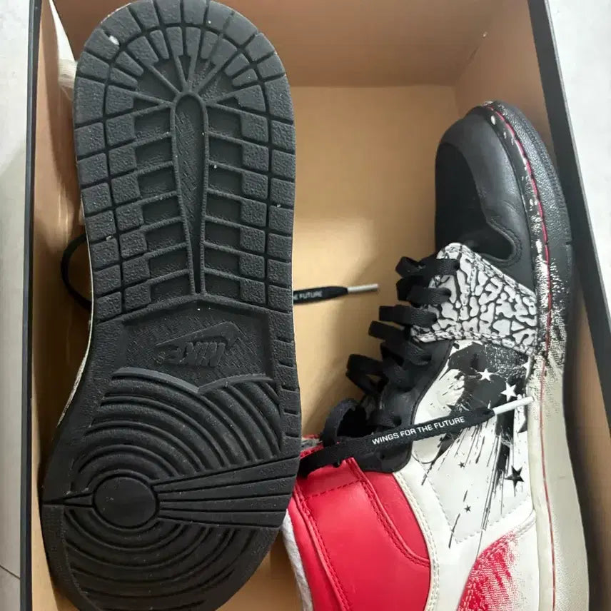 [BUNJANG] Nike Air Jordan 1 Retro Dave White Wings for the Future / 나이키 조던1 레트로 데이브 화이트 윙즈 포 더 퓨처