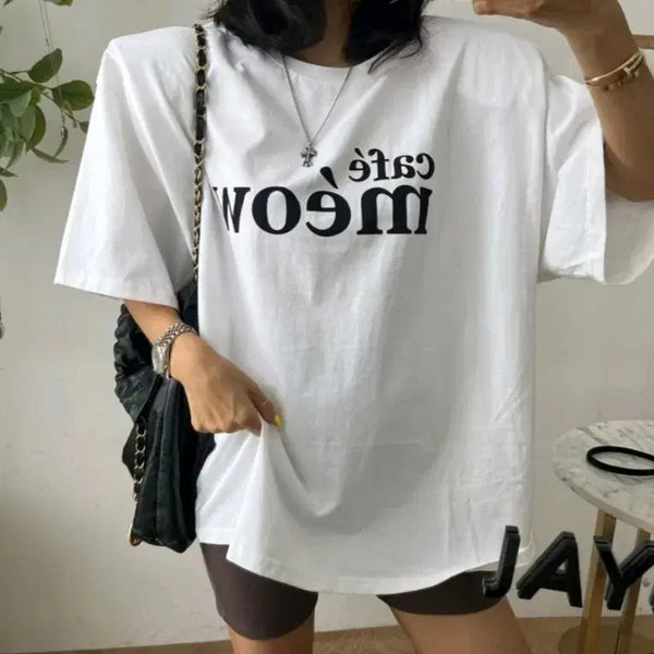 [BUNJANG] Endorphin Miyap Pad Box T-Shirt White / 엔돌핀 미야패드박스티 77가능 화이트 새상품 (가격내림)