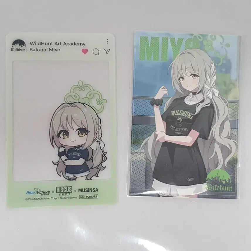 [BUNJANG] Blue Archive Musinsa Cafe Memorial Miyu Photocard / 블루아카이브 무신사 카페메모리얼 미요 포토카드