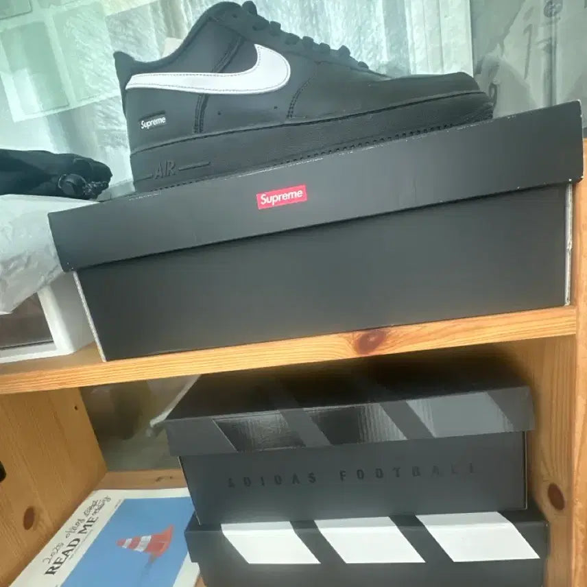 [BUNJANG] Supreme Nike Air Force 1 Low Black White / 슈프림 나이키 에어포스 1 검휜