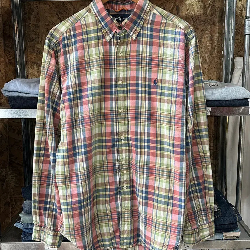 [BUNJANG] Polo Ralph Lauren Check Shirt Size L / 폴로 랄프로렌 체크 셔츠(L)