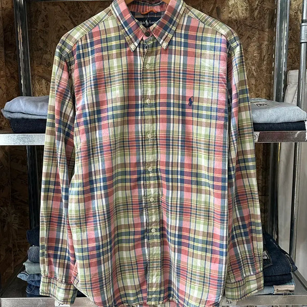[BUNJANG] Polo Ralph Lauren Check Shirt Size L / 폴로 랄프로렌 체크 셔츠(L)