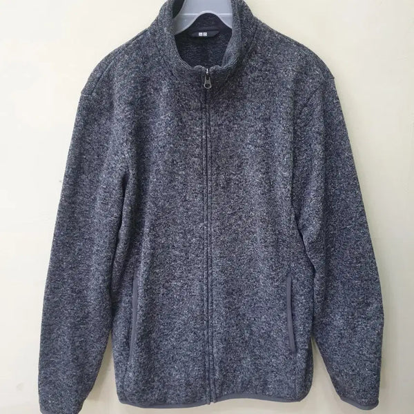 [BUNJANG] Uniqlo Sweater Zip-Up Grey L / UNIQLO 스웨터 집업 그레이 L