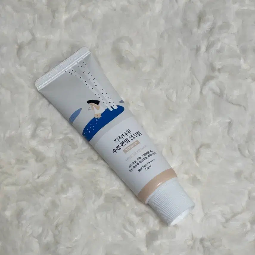 [BUNJANG] Round lab Birch Juice Moisturizing Tone-Up Sun Cream 50ml / 라운드랩 자작나무 수분 톤업선크림 50ml