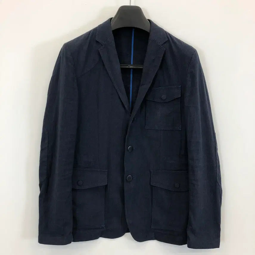 [BUNJANG] MVIO Linen Blend Jacket Navy Size 95 / MVIO 엠비오 린넨 혼방자켓 95