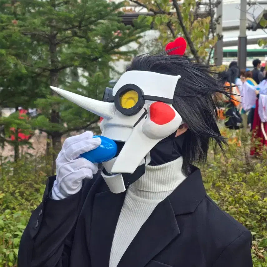 [BUNJANG] Deltarune Spamton Cosplay Mask Prop / 델타룬 스팸톤 코스프레 가면 마스크 소품