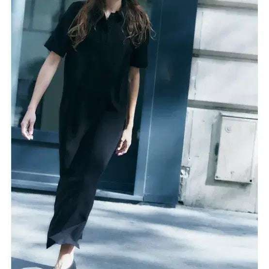[BUNJANG] ZARA ZW Premium Line Polo Collar Basic Dress / 정가 9만원대) 자라 zw 프리미엄 라인 폴로 카라 베이직 원피스