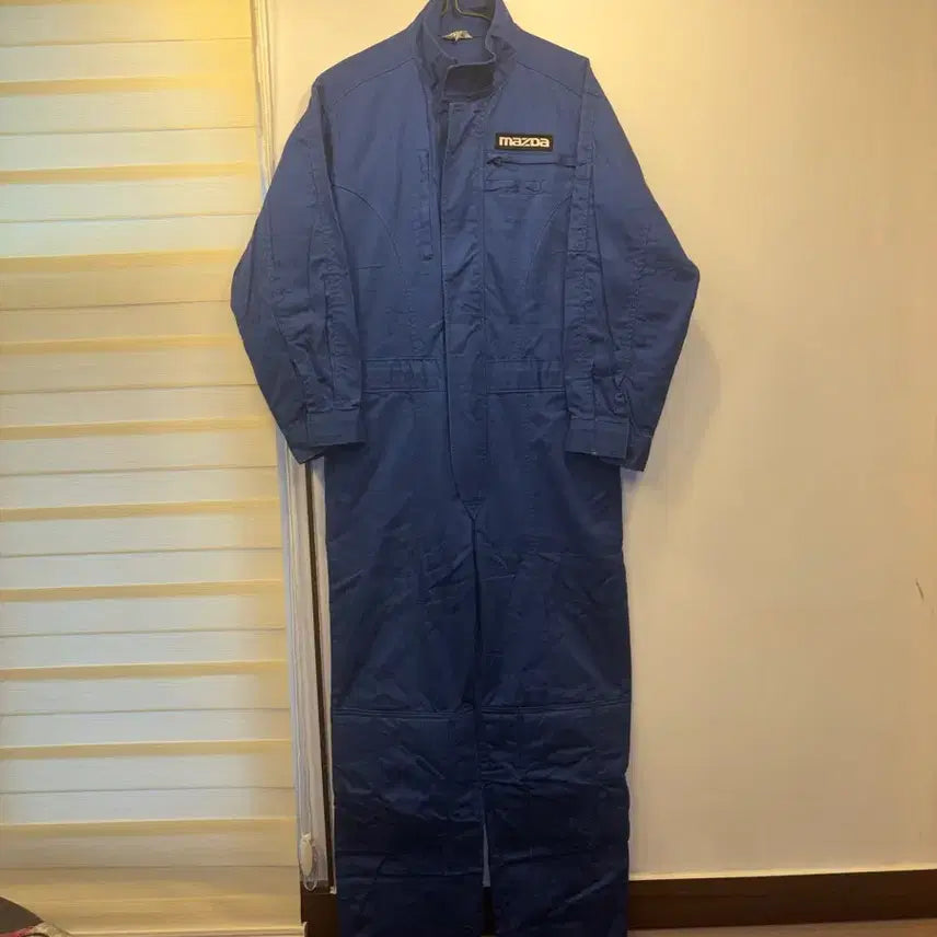 [BUNJANG] Mazda Workwear Jumpsuit Blue / 마쯔다 작업복 점프슈트 블루