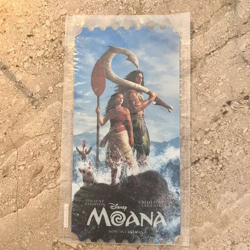 [BUNJANG] Disney Moana Original Movie Ticket Sealed / 모아나 디즈니 오리지널 영화 티켓 미개봉