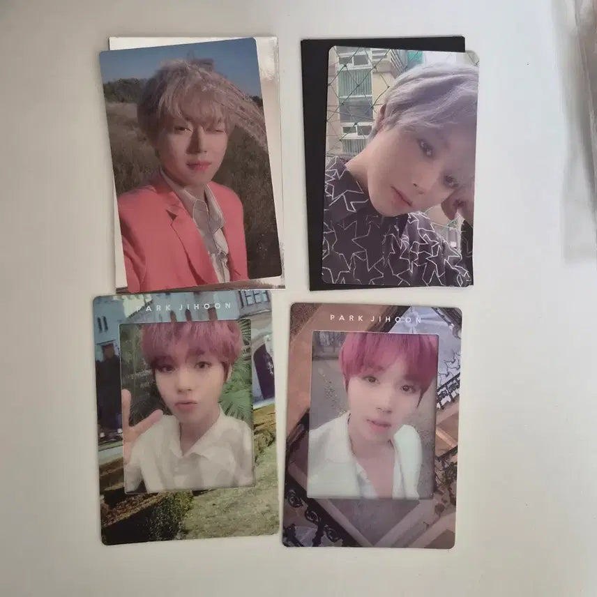 [BUNJANG] Park Jihoon Solo Album Photocard Set (4 Types) / 박지훈 솔로앨범 포카 4종