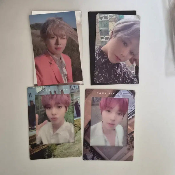[BUNJANG] Park Jihoon Solo Album Photocard Set (4 Types) / 박지훈 솔로앨범 포카 4종