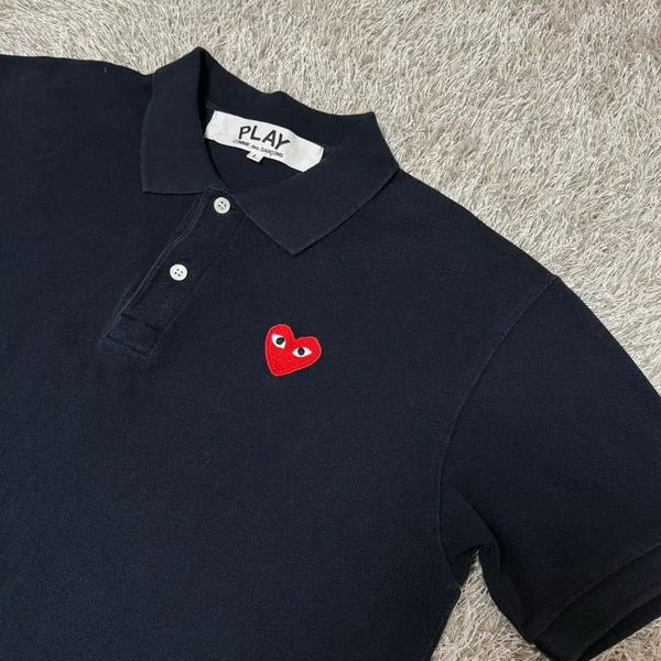 [BUNJANG] Comme des Garçons Authentic Short Sleeve Polo Shirt / 꼼데가르송 정품 반팔 카라티
