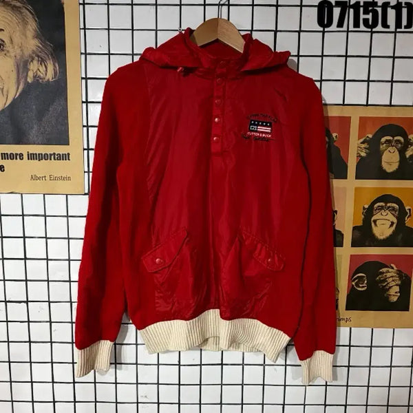 [BUNJANG] Cutter & Buck Red Hooded Sweatshirt Size 95 / 커터앤벅 후드 레드 95