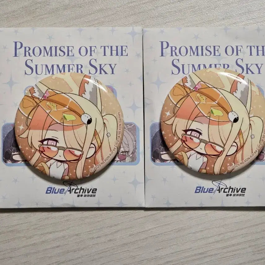 [BUNJANG] Blue Archive Summer Sky's Promise Swimsuit Seia Can Badge Set / 블루아카 여름 하늘의 프로미스 수영복 세이아 캔뱃지 세트 양도
