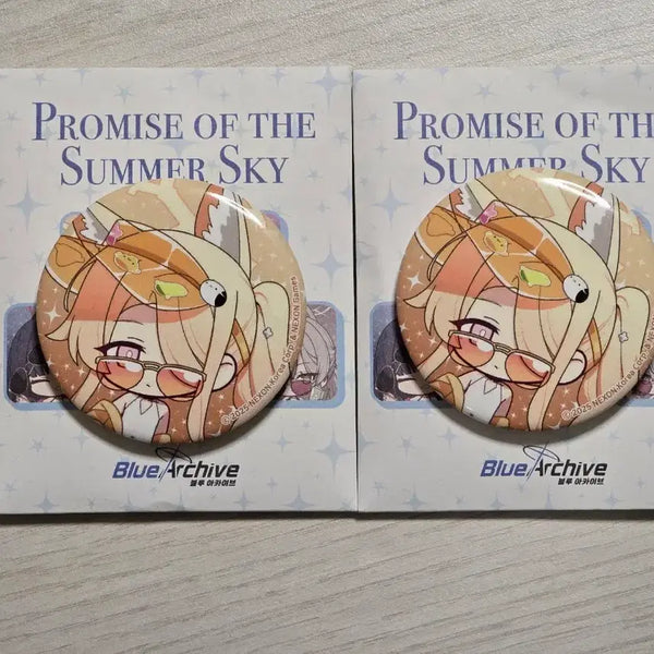 [BUNJANG] Blue Archive Summer Sky's Promise Swimsuit Seia Can Badge Set / 블루아카 여름 하늘의 프로미스 수영복 세이아 캔뱃지 세트 양도