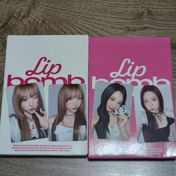 [BUNJANG] LISENNE Lip Bomb Album Set Minaami Woni Jena Photocard Bundle / 리센느 lip bomb 앨범 2종 미나미 원이 제나 포카 일괄 양도