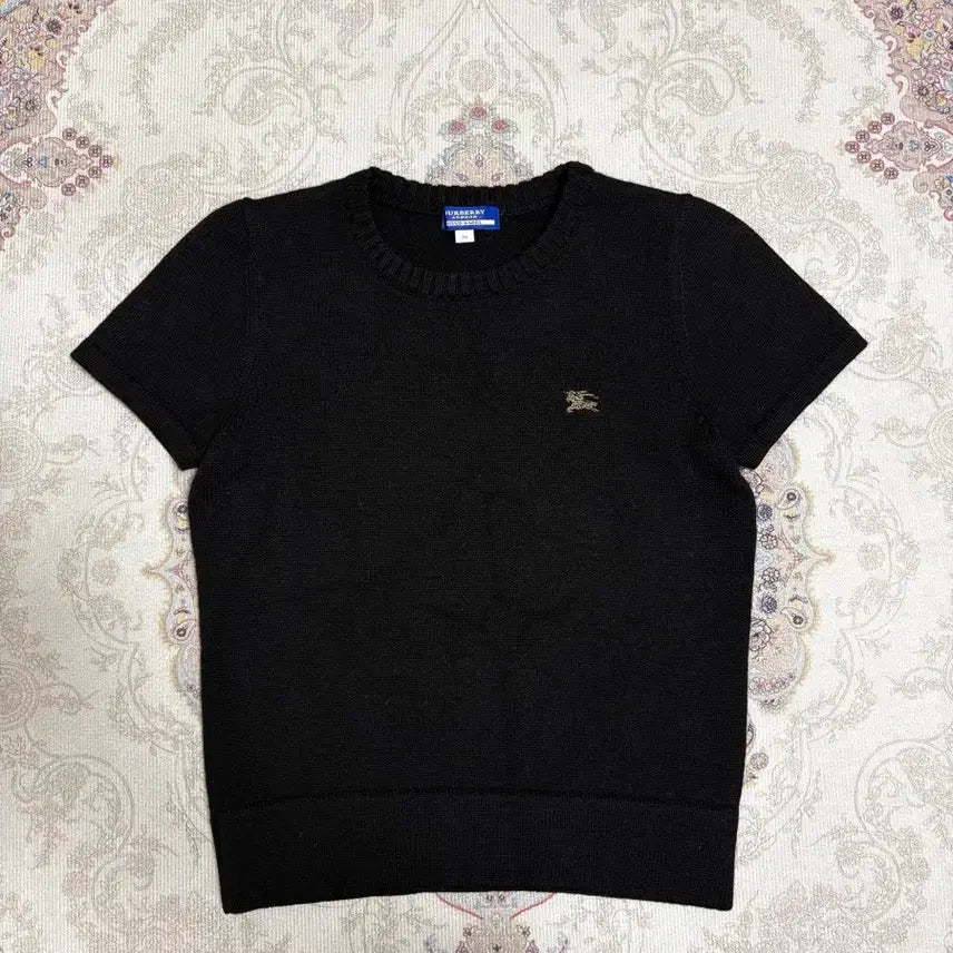 [BUNJANG] Burberry Blue Label Cashmere Short Sleeve Knit / 버버리 블루라벨 캐시미어 반팔니트